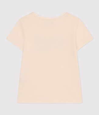 Tee-shirt en jersey léger enfant fille blanc AVALANCHE/ MEDIEVAL