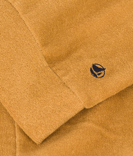 Sweatshirt en bouclette éponge enfant garçon jaune ISTRE