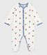 Pyjama bébé en velours imprimé
