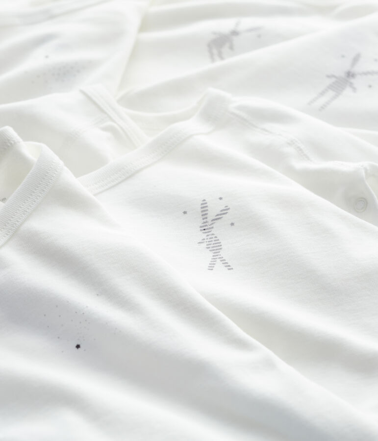 Lot de 5 bodies b&eacute;b&eacute; en coton biologique variante 1