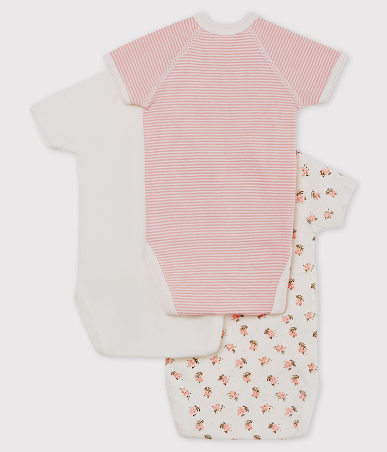 Trio de bodies naissance manches courtes b&eacute;b&eacute; variante 2