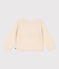 Cardigan en coton enfant fille écru AVALANCHE