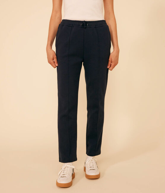 Pantalon en coton et élasthanne femme SMOKING A0BID03 Petit Bateau