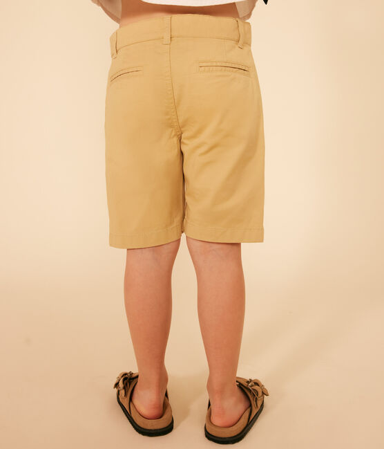 Bermuda en toile de coton enfant  garçon beige FACILE