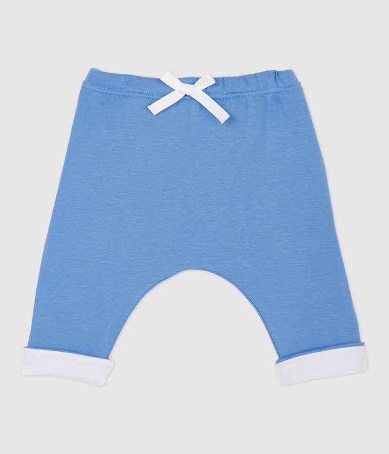 Pantalon b&eacute;b&eacute; en coton biologique bleu ALASKA