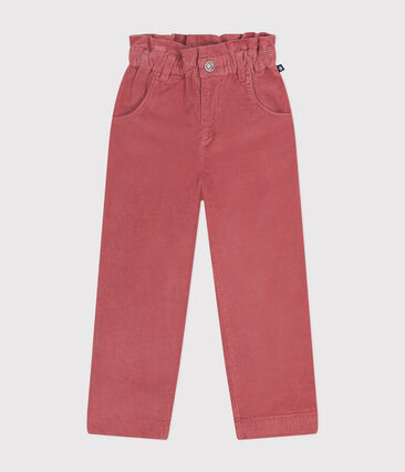 Pantalon en velours enfant fille