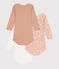 Lot de 3 bodies manches longues en coton bébé variante 5