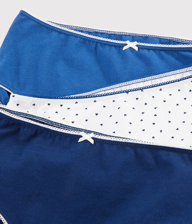 Lot de 3 shorties mini c&oelig;urs fille multicouleur