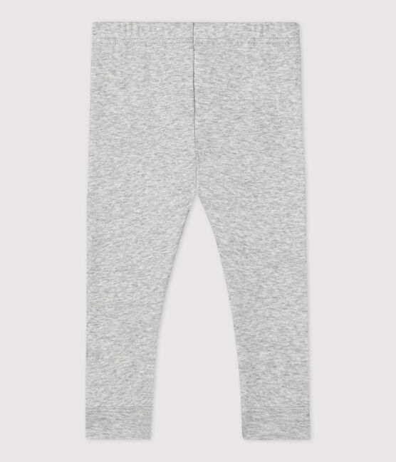 Legging en coton bio bébé gris BELUGA CHINE