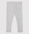 Legging en coton bio bébé gris BELUGA CHINE