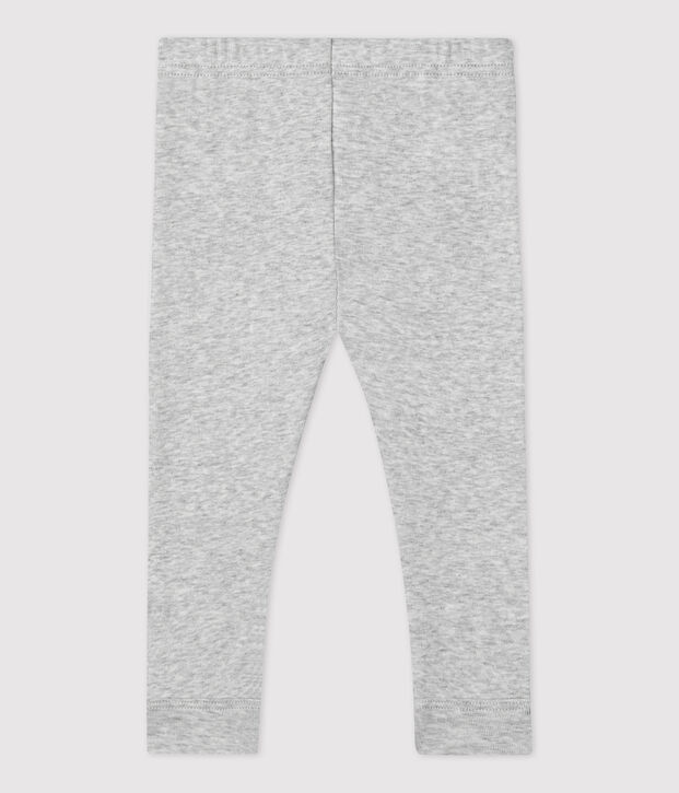 Legging en coton bio b&eacute;b&eacute; gris chin&eacute; clair