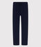 Pantalon en coton BIO Femme bleu SMOKING