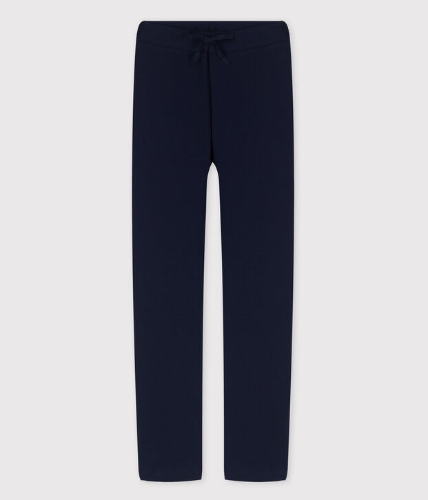 Cale&ccedil;on homewear en coton Femme bleu marine
