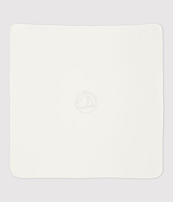 Couverture/nid d'ange bébé en coton biologique blanc MARSHMALLOW