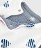 Gilet sans manche réversible bébé en coton imprimé rouge MARSHMALLOW/ SPI