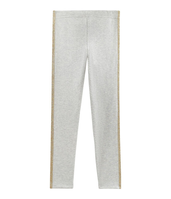 Pantalon maille enfant fille gris BELUGA CHINE