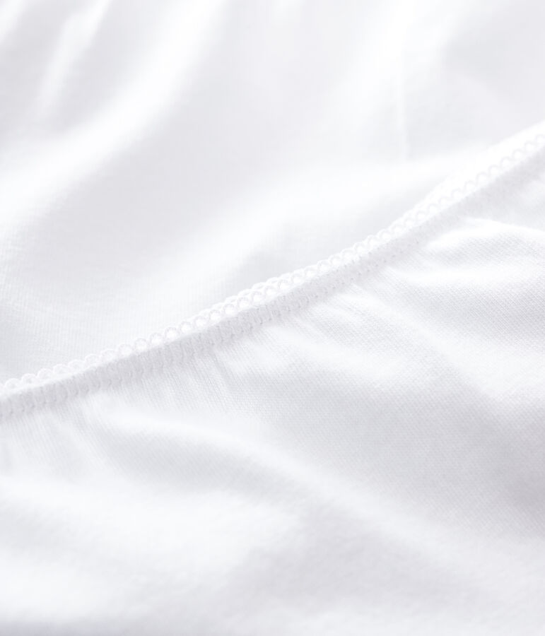 Lot de 2 shorties blancs fille multicouleur