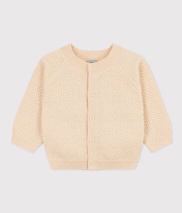 Cardigan bébé en tricot de coton