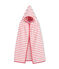 Cape de bain bébé mixte en éponge blanc LAIT/rose MERVEILLE