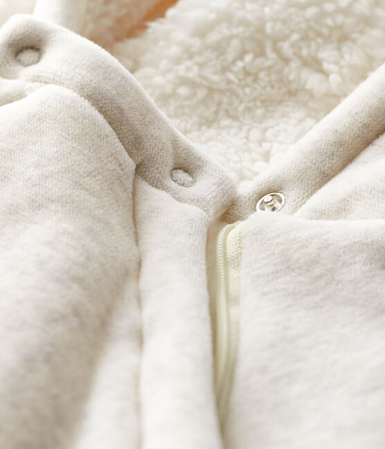 Combipilote ours bébé en velours beige MONTELIMAR CHINE