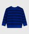 Sweatshirt enfant en coton à rayures bleu OLYMPIC+SOIR