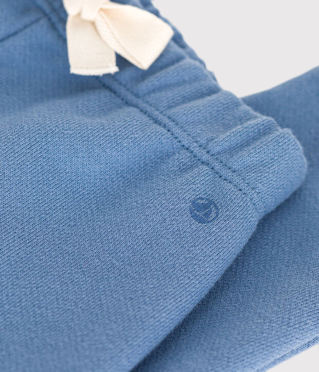 Pantalon en molleton b&eacute;b&eacute; bleu