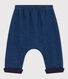 Pantalon sarouel bébé en molleton effet denim