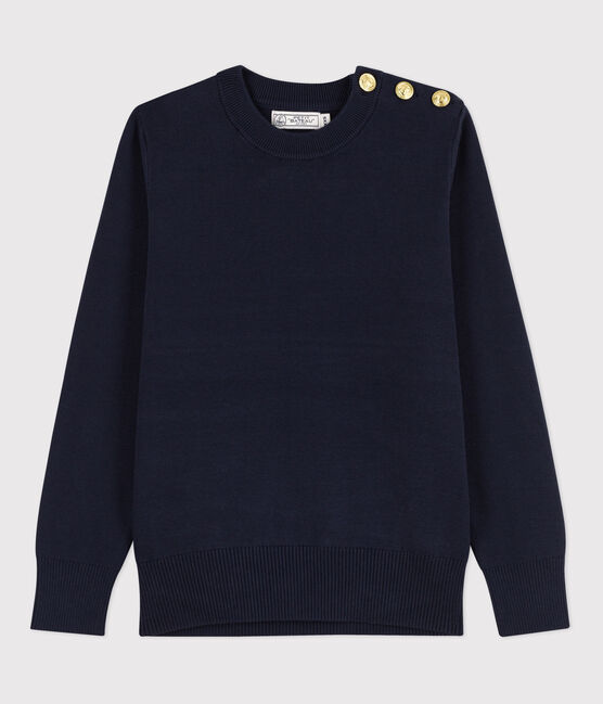 Pull marin iconique en coton Femme bleu SMOKING