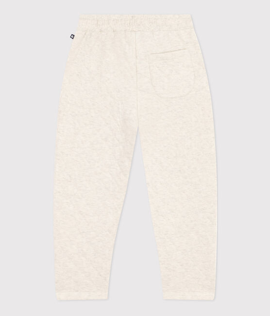 Pantalon en tubique matelassé enfant garçon beige MONTELIMAR CHINE