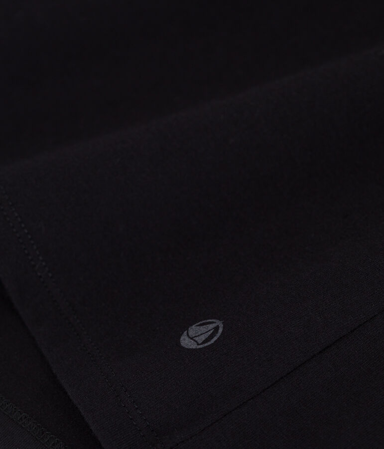 Tee-shirt Femme Le Droit en coton uni noir BLACK