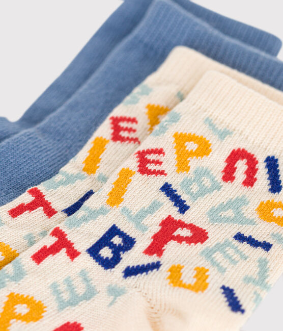 2 paires de chaussettes en coton Petit Bateau bébé variante 1