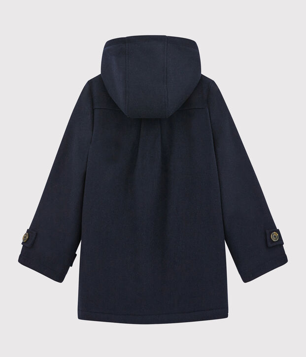 Duffle coat enfant fille bleu