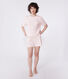 Pyjama short femme en coton manches courtes