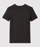 Tee-shirt L'ICONIQUE col rond en coton bio Femme gris CITY CHINE