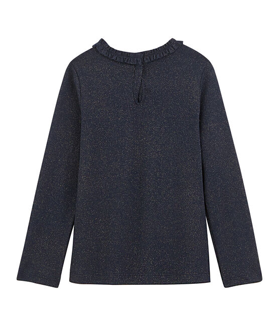 Tee-shirt Manches longues mileraies bleu SMOKING/jaune OR