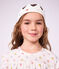 Chemise de nuit d&eacute;guisement princesse et diad&egrave;me enfant en coton blanc/multicouleur