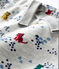 Pantalon bébé garçon en molleton imprimé gris BELUGA/blanc MULTICO