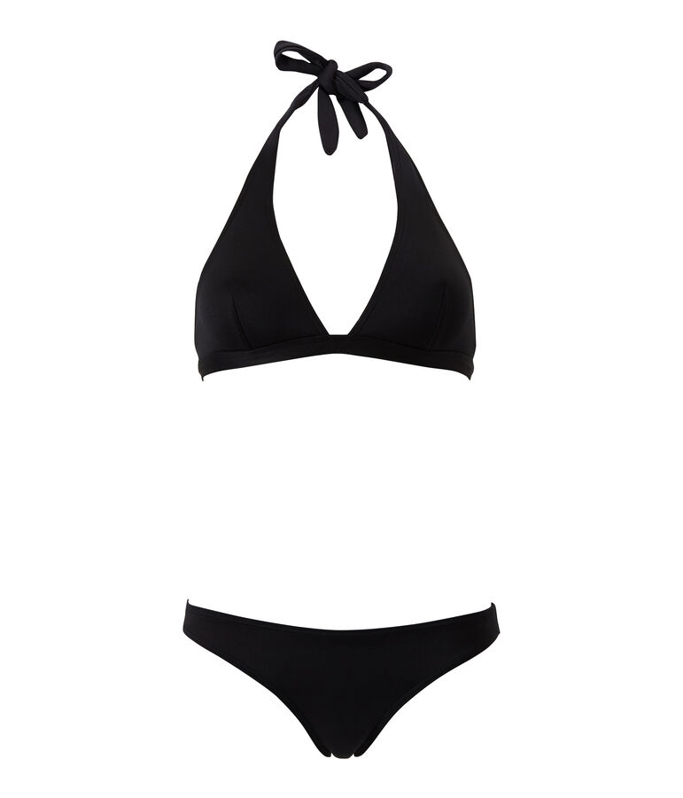 Maillot de bain deux pi&egrave;ces femme noir NOIR