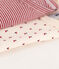 Lot de 3 bodies manches longues bébé en coton variante 1