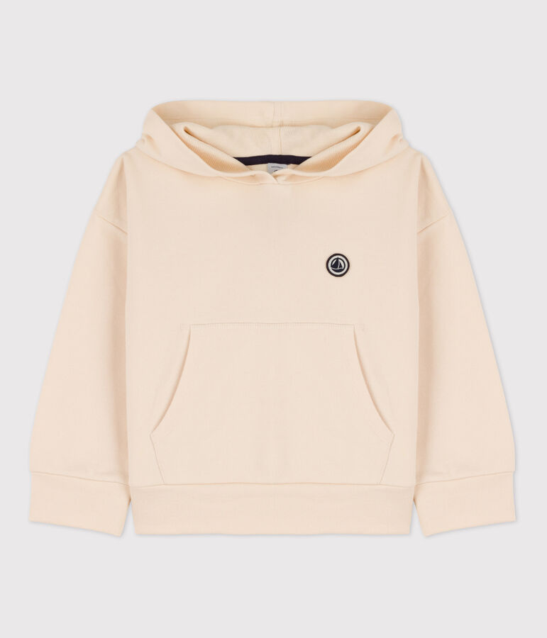 Sweatshirt &agrave; capuche enfant fille / gar&ccedil;on &eacute;cru AVALANCHE
