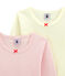 Duo de tee-shirts manches longues petite fille variante 1