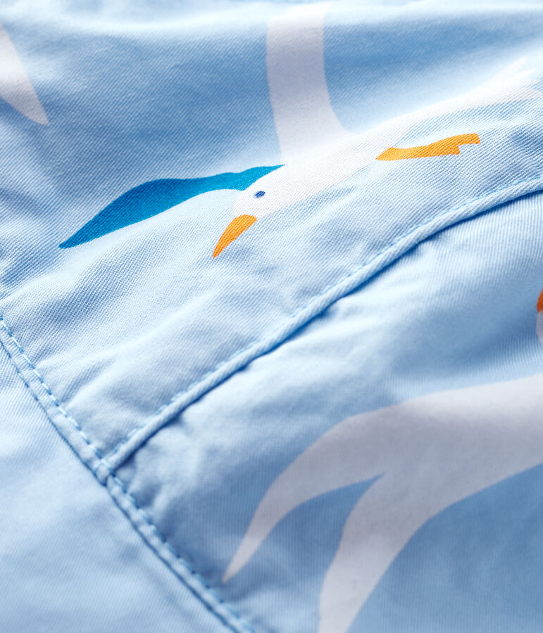 Casquette soleil imprim&eacute; mouette b&eacute;b&eacute; gar&ccedil;on bleu/multicouleur