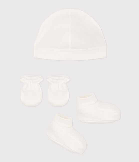 Lot de bonnet chaussons et moufles bébé variante 1