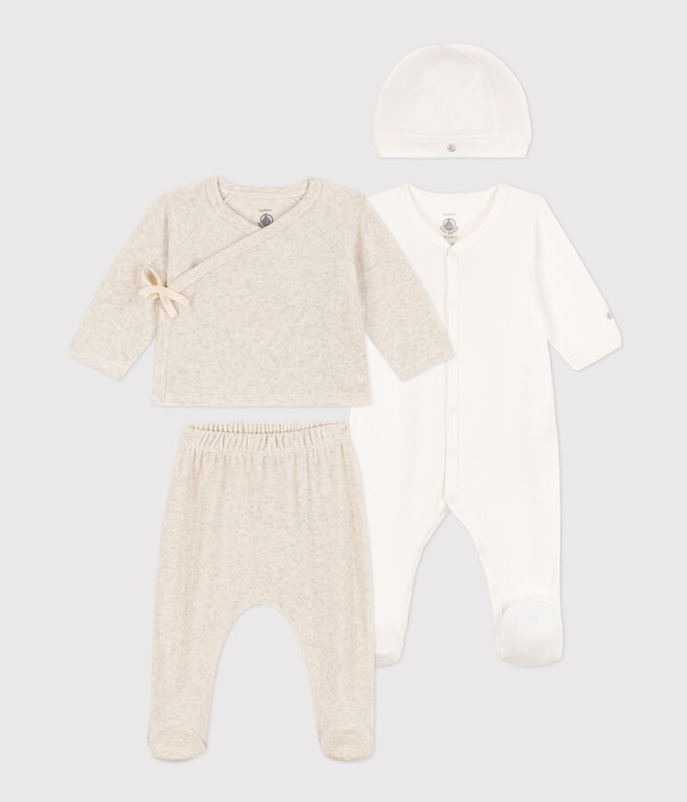 Lot 4 pi&egrave;ces en coton b&eacute;b&eacute; multicouleur