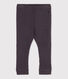 Legging bébé en maille côtelée