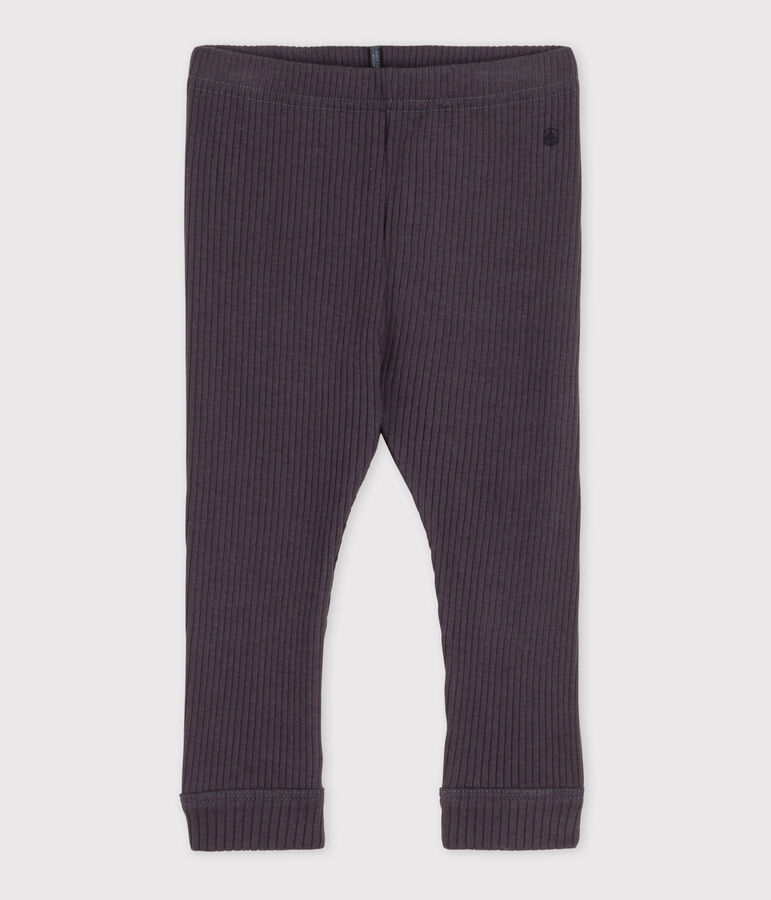 Legging b&eacute;b&eacute; en maille c&ocirc;tel&eacute;e gris DUMBO
