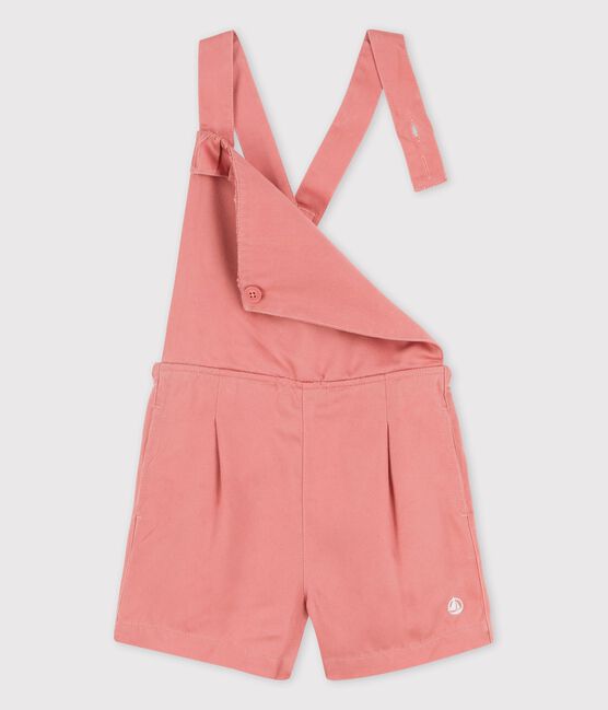 Combishort en lyocell enfant fille rose PAPAYE