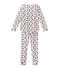 Pyjama petite fille blanc MARSHMALLOW/blanc MULTICO