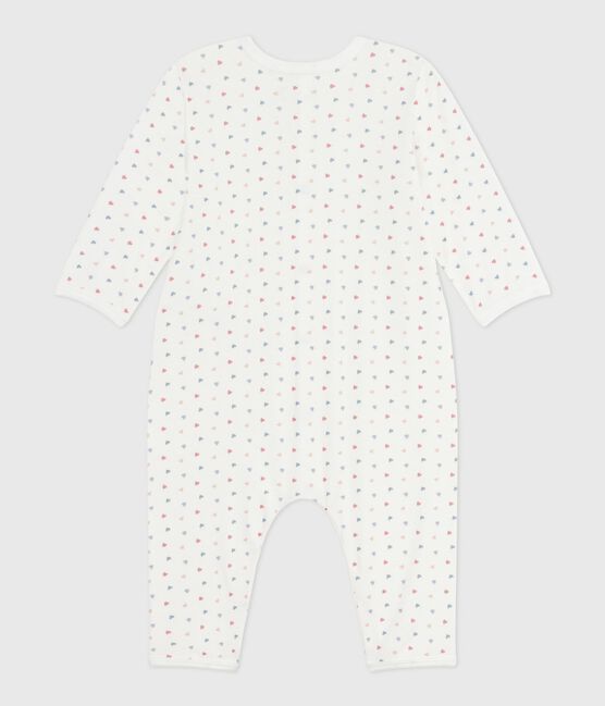 Pyjama bébé sans pieds en coton imprimé MARSHMALLOW/ ADRIATIC
