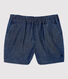 Short en denim léger bio bébé